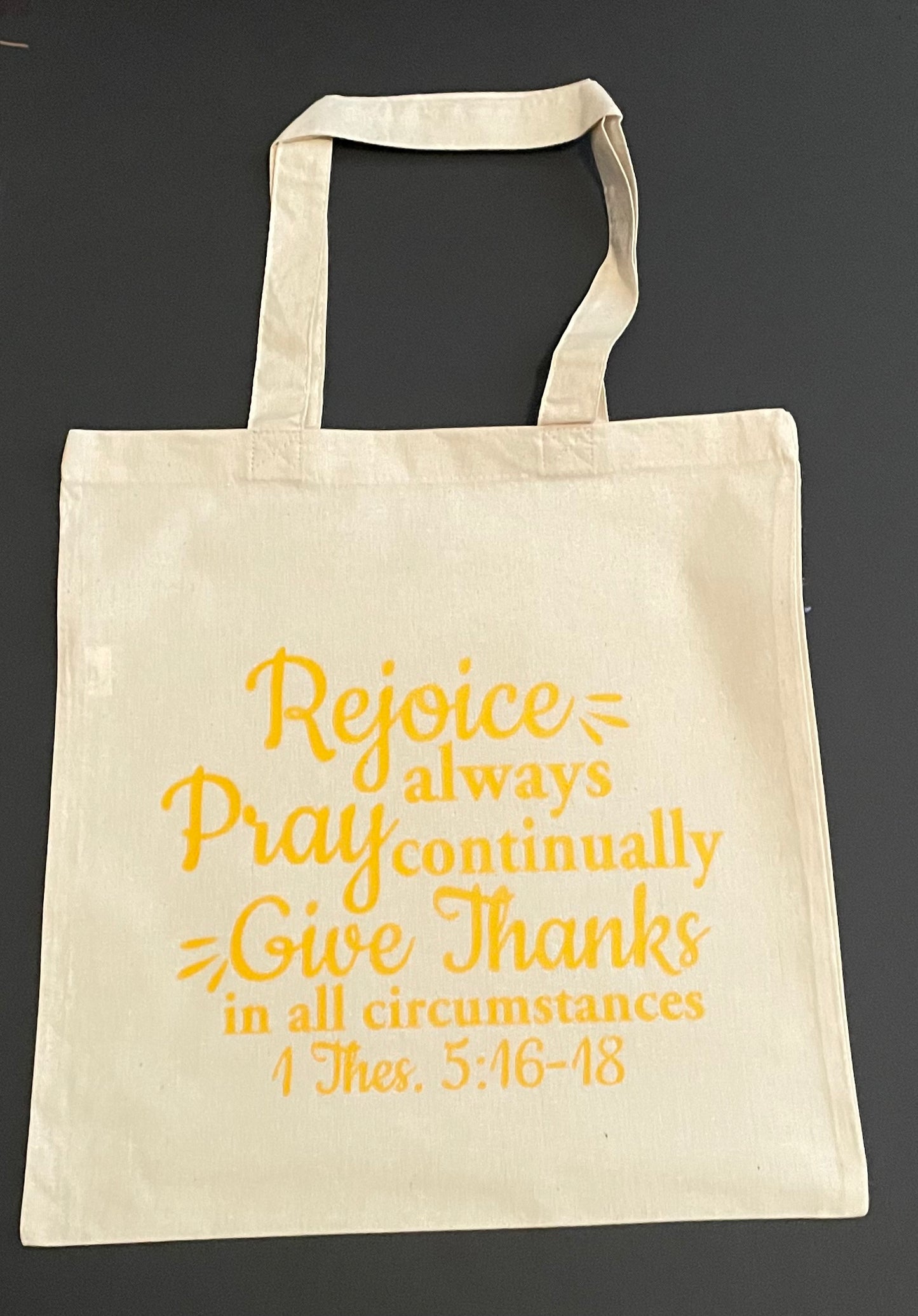 Statement Canvas Tote