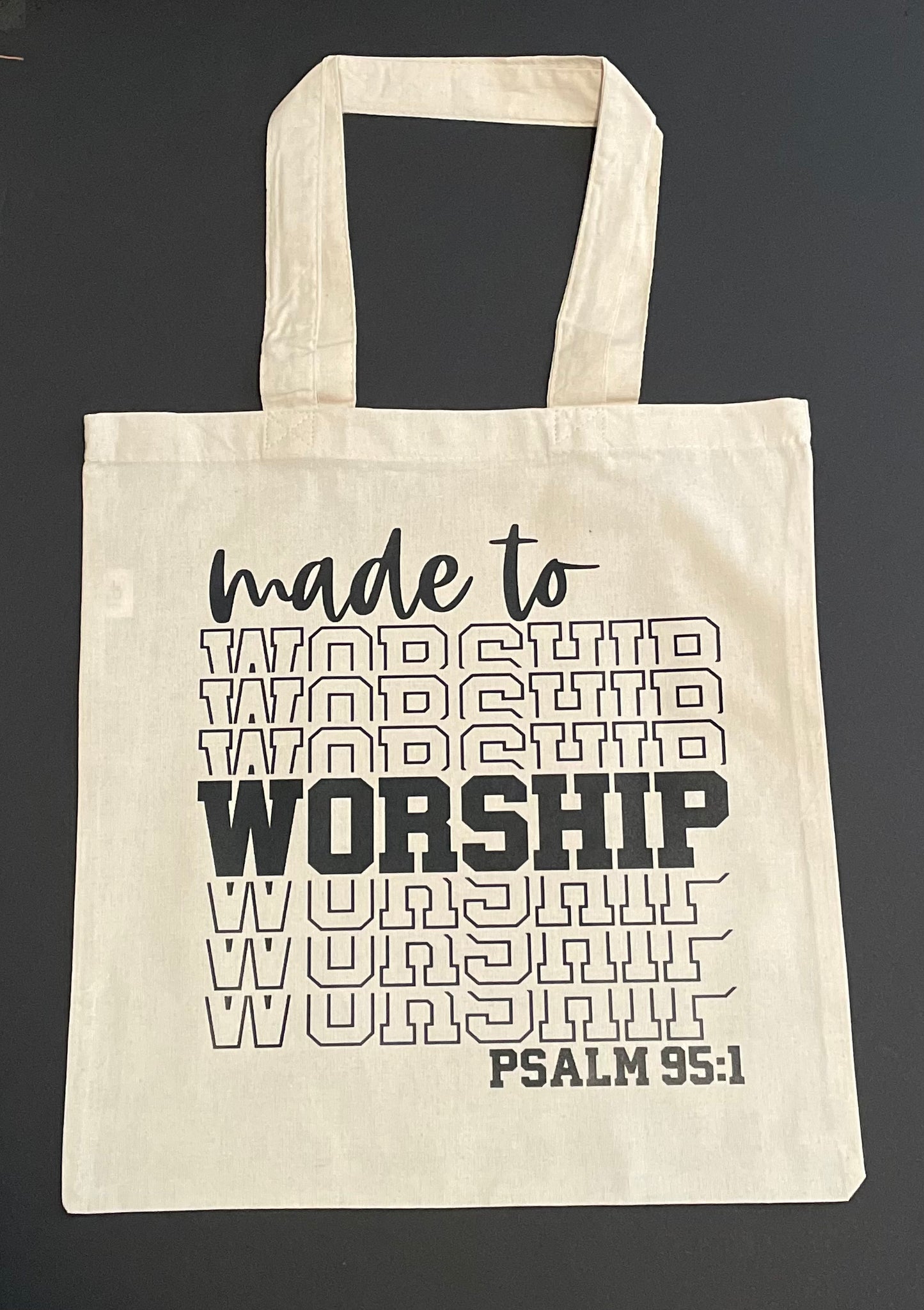 Statement Canvas Tote