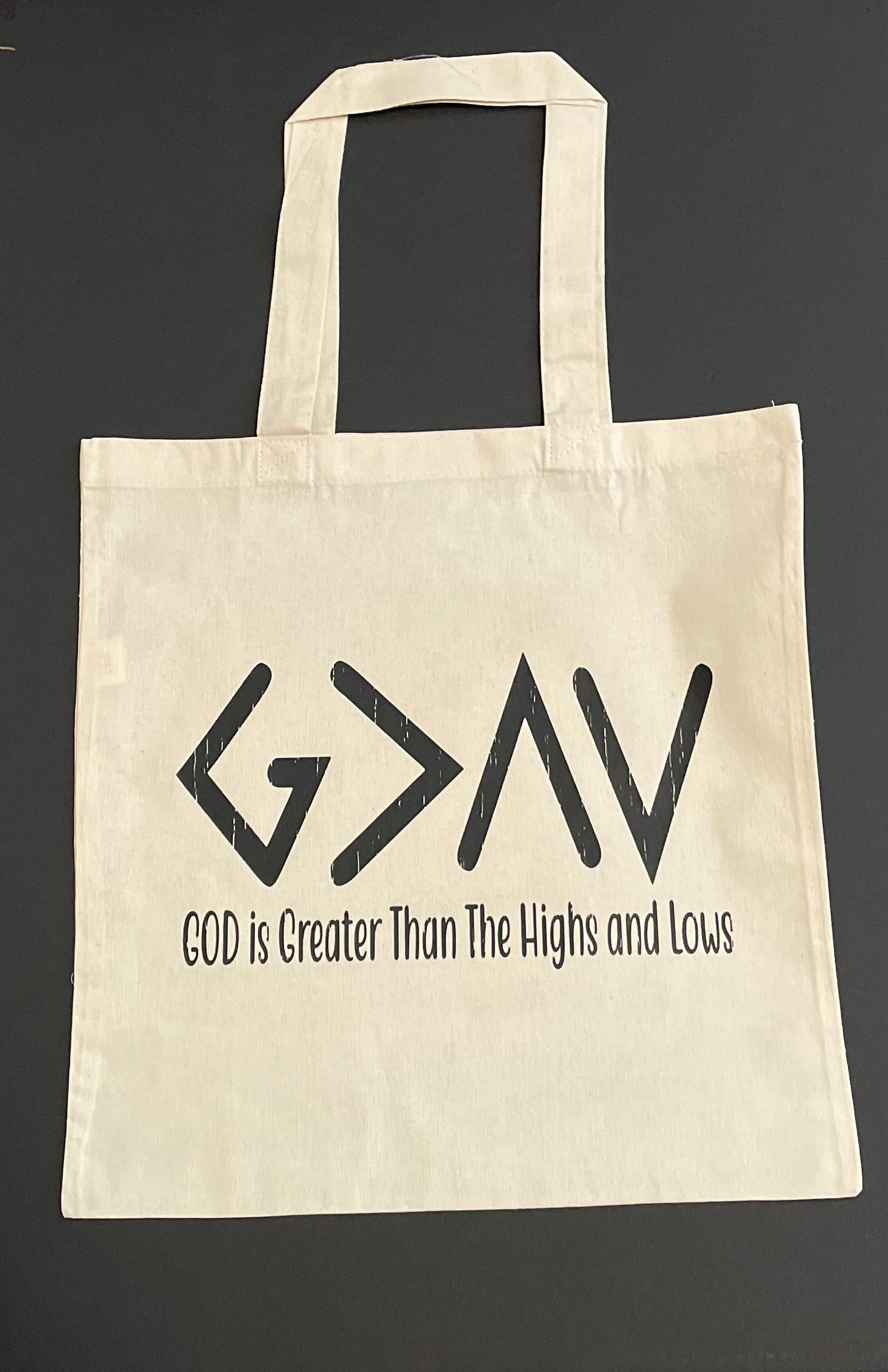 Statement Canvas Tote